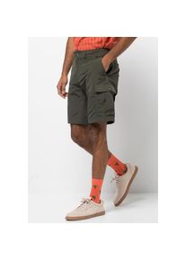 Jack Wolfskin Cargoshorts &raquo;CANYON CARGO SHORTS&laquo; gr&uuml;n 48 Normalgr&ouml;&szlig;en moosgr&uuml;n Reise- und Wandershorts