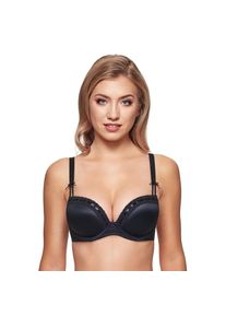 SuSa, Unisex, Dirndl-BH &raquo;Wiesn-Zauber&laquo; Push-Up-Effekt, Mikrofaser, mit B&uuml;gel, elastisch, blickdicht, schwarz, 70, Cup D, Schalen-BH von SuSa, 