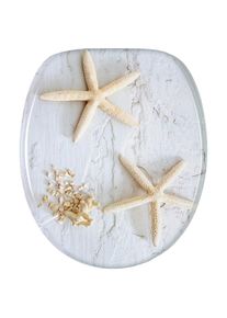 Sanilo, WC-Sitz &raquo;Seestern&laquo;, grau, MDF - Mitteldichte Holzfaserplatte