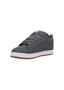DC Shoes, Herren, DC Shoes Sneaker &raquo;Court Graffik&laquo;, grau, wei&szlig;, 12,5(46,5), Leder-, Nubuk- oder Wildleder-Obermaterial