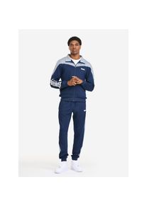 Lonsdale, Herren, Trainingsanzug &raquo;CAUNTON&laquo; 2 tlg., schwarz navy, blau, wei&szlig;, L, Trainingsanzug normale Passform CAUNTON