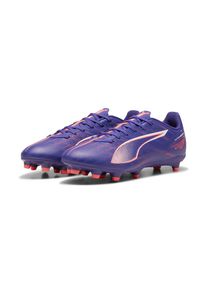 Puma, Unisex, Puma Fussballschuh &raquo;ULTRA 5 PLAY FG/AG&laquo; f&uuml;r Rasenpl&auml;tze, lapis lazuli, Puma wei&szlig;, sunset glow, 44,5, Leichtes synthetisches Obermaterial