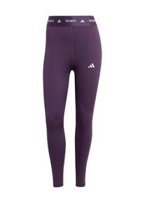 adidas Performance, Femmes Pantalon de sport, aubergine / blanc