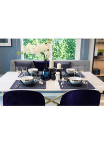 Adam, Platzset &raquo;Uni Collection&laquo; GOTS zertifiziert, Made in Germany, dunkelblau, Obermaterial: 100% Baumwolle, 2 Stk.