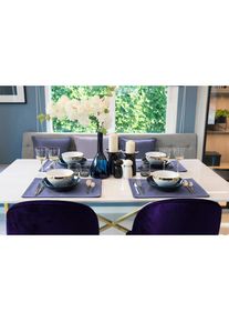 Adam, Platzset &raquo;Uni Collection&laquo; GOTS zertifiziert, Made in Germany, royalblau, Obermaterial: 100% Baumwolle, 2 Stk.