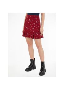 Tommy Jeans, Unisex, Minirock &raquo;TJW FLORAL TIERED MINI SKIRT&laquo; Webrock mit Blumenprint, mountain floral, XS (34), Minirock von Tommy Jeans