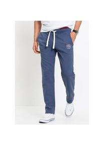 bonprix, Herren, bonprix Jogginghose mit elastischem Bund, mit Kordelzug, regular fit, mit Ges&auml;sstasche, indigo, 60/62, N-Gr, Jogginghose aus 