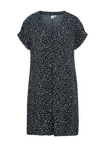 GAP Petite, Femmes Robe, noir / blanc