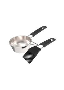 Broil King, Grillbesteck-Set &raquo;Marinier-Set&laquo;, schwarz, Edelstahl