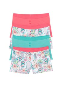 bonprix, Unisex, bonprix Boxer &raquo;Unisex Boxer (4er Pack)&laquo; Packung, 4, 4 Stk. doppelt abgesteppt an den Beinenden, figurbetonende Passform, wei&szlig; 