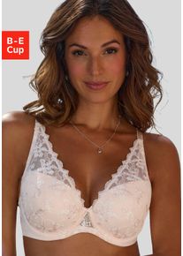 Lascana Witt Damen Schalen-BH, ros&eacute;-creme, Gr&ouml;&szlig;e 80C, 60% Polyamid, 20% Elasthan, 20% Polyester