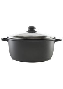 Homeware Profession. Kochtopf , Schwarz , Metall , 6,2 l , konisch , 12.5 cm , Lfgb , leichte Reinigung , Kochgeschirr, T&ouml;pfe, Kocht&ouml;pfe