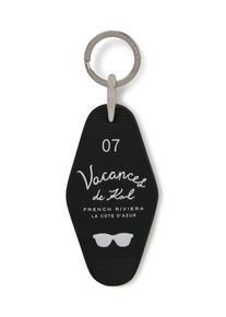 K by KARL LAGERFELD Karl Lagerfeld Schl&uuml;sselanh&auml;nger Herren Gr&ouml;&szlig;e One Size schwarz / wei&szlig;