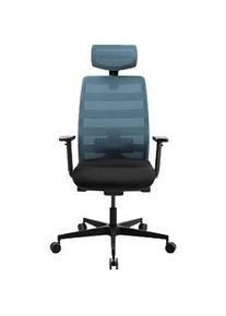 Sch&auml;fer Shop Sch&auml;fer Shop Select SSI PROLINE NEW WORK B&uuml;rodrehstuhl Netz Petrol, mit Kopfst&uuml;tze, Gestell Schwarz