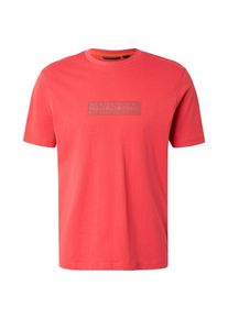 Napapijri, Hommes T-Shirt, rouge / rouge sang