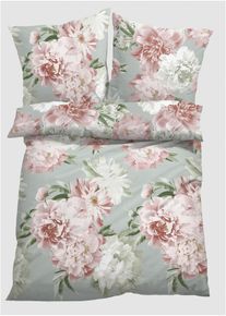 Linon-Bettw&auml;sche in weiss, 135x200 cm, 100% Baumwolle, bonprix