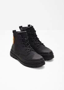 Bugatti Schn&uuml;rboots mit Profilsohle in schwarz, Gr&ouml;sse 41, bonprix
