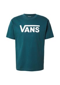 Vans, Hommes T-Shirt 'CLASSIC', p&eacute;trole / blanc