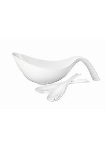 Villeroy & Boch Villeroy & Boch Salatset , Weiss , Keramik , 3-teilig , Geschirr, Schalen & Sch&uuml;sseln, Salatsch&uuml;sseln