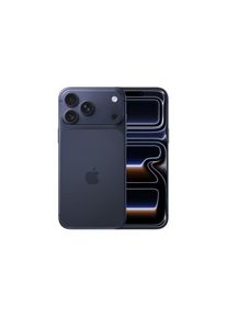 Apple, Smartphone &raquo;iPhone 17 Pro Max&laquo; Blau Induktionsladung, blau, Kamerasystem: 48 Mpx Tele (/2.8 Blende, Hybrid Focus Pixel), 48 Mpx Ultraweitwinkel