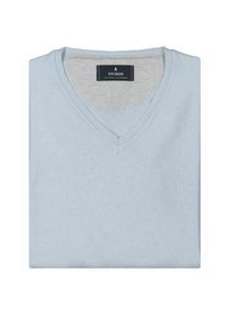 Ragman, Herren, Ragman V-Ausschnitt-Pullover, eisblau, 727, 48, Baumwolle-Kaschmir-Mix