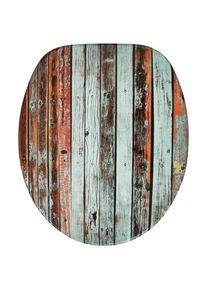 Sanilo, WC-Sitz &raquo;Antik&laquo;, holzfarben, MDF - Mitteldichte Holzfaserplatte