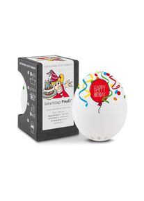 Jelmoli K&uuml;chentimer &raquo;PiepEi Singende Eieruhr Geburtstag&laquo;, mehrfarbig, wei&szlig;