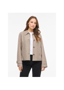 Vila, Unisex, Kurzjacke &raquo;VIJUICE L/S SHORT JACKET - NOOS&laquo;, natural melange, 44, Kurze Jacke von Vila