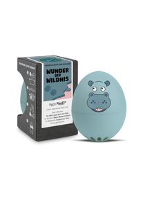 Jelmoli K&uuml;chentimer &raquo;PiepEi Singende Eieruhr Hippo&laquo;, blaugrau