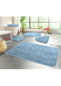 Kinzler, Kinzler Badematte &raquo;Chaozhou&laquo; H&ouml;he 20 mm rutschhemmend beschichtet fussbodenheizungsgeeignet Badteppich, Uni Farben, weich, als rechteckig, 