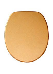 Sanilo, WC-Sitz &raquo;Glitzer&laquo;, goldfarben, MDF - Mitteldichte Holzfaserplatte