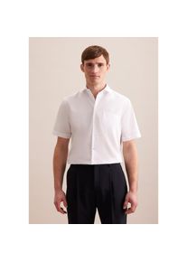 Seidensticker, Herren, Seidensticker Businesshemd &raquo;Regular&laquo; Regular 1/2 Kentkragen Uni, wei&szlig;, M39, normale &Auml;rmell&auml;ngen, Passform: Regular