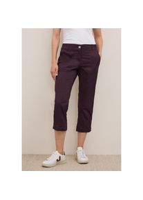 Cecil, Unisex, 3/4-Hose &raquo;Style NEW YORK&laquo; mit Gummibund und Eingrifftaschen, mulberry rot, 25, N-Gr, 3/4 Hose im Casual Fit von Cecil