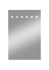 Jokey, Jokey LED-Lichtspiegel &raquo;Sunlight&laquo;, silberfarben, B/H/T: 40 cm x 60 cm x 5 cm