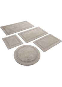 Wecon Home Basics, Wecon home Basics Badematte &raquo;Knut&laquo; H&ouml;he 20 mm waschbar, rutschfest, strapazierf&auml;hig, pflegeleicht, Bord&uuml;re, weich, greige, 