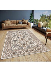Hanse Home, Hanse Home Teppich &raquo;Saraceni&laquo; rechteckig 8 mm H&ouml;he L&auml;ufer, Orientalisch, Kurzflor, Wohnzimmer, Schlafzimmer, Esszimmer, creme, Jute, 