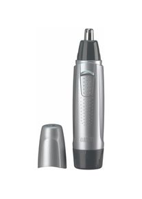 Braun, Nasen- und Ohrhaartrimmer &raquo;EN10&laquo; 1 Aufs&auml;tze ergonomischen Premium-Design, silberfarben, schwarz, Batteriebetrieb inkl. 1 AA Markenbatterie &aacute; 