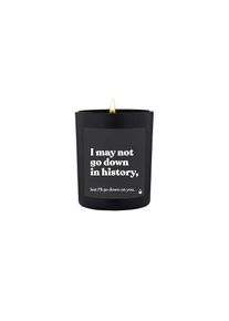 Ackerman Duftkerze &raquo;ChattyCandles I may not go down in history 6,7 x 8 cm&laquo;, bunt