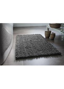 Wecon Home Basics, Wecon home Basics Badematte &raquo;Benno&laquo; H&ouml;he 22 mm waschbar, rutschfest, sehr weich, strapazierf&auml;hig, Chenille, robust, grau, Polyester