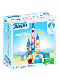 Playmobil, Konstruktions-Spielset &raquo;Cinderellas Schloss (71457), JUNIOR & Disney&laquo; Made in Europe, bunt, Einheitsgr&ouml;&szlig;e, Konstruktions-Spielset