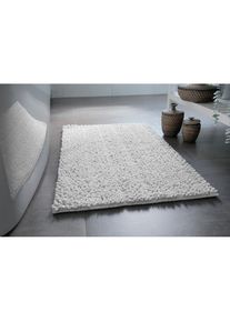 Wecon Home Basics, Wecon home Basics Badematte &raquo;Benno&laquo; H&ouml;he 22 mm waschbar, rutschfest, sehr weich, strapazierf&auml;hig, Chenille, robust, wei&szlig;, Polyester