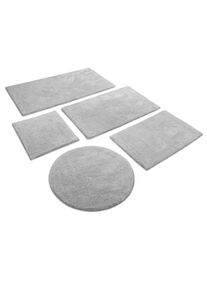 Wecon Home Basics, Wecon home Basics Badematte &raquo;Erik&laquo; H&ouml;he 20 mm waschbar, rutschfest, sehr weich, strapazierf&auml;hig, pflegeleicht, licht grau, 