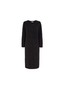 Tchibo - Geripptes Strickkleid - Damen - Gr. L - dunkelgrau