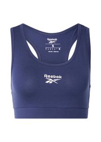 Reebok, Femmes Haut de sport, bleu marine / blanc