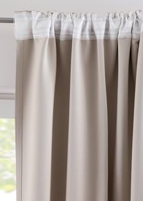 Abdunkelnder Vorhang in vielen Gr&ouml;&szlig;en (1er Pack) in beige, 145x130 cm, bonprix
