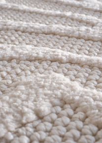 Teppich mit au&szlig;ergew&ouml;hnlich weicher Oberfl&auml;che in beige, 60x110 cm, bonprix