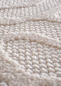 Runder Teppich mit au&szlig;ergew&ouml;hnlich weicher Oberfl&auml;che in beige, 1 (&Oslash; 120 cm), bonprix