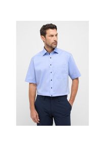Eterna, Herren, Kurzarmhemd &raquo;COMFORT FIT&laquo; NON IRON (b&uuml;gelfrei), blau, 41, Normalgr&ouml;ssen, Passform laut Hersteller: Comfort Fit