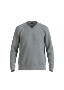 OLYMP, Herren, OLYMP V-Ausschnitt-Pullover &raquo;OLYMP Strick Casual&laquo; klassischer Strickpullover, silbergrau, 3XL, Pullover von OLYMP