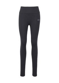 ICANIWILL, Femmes Pantalon de sport, noir / argent